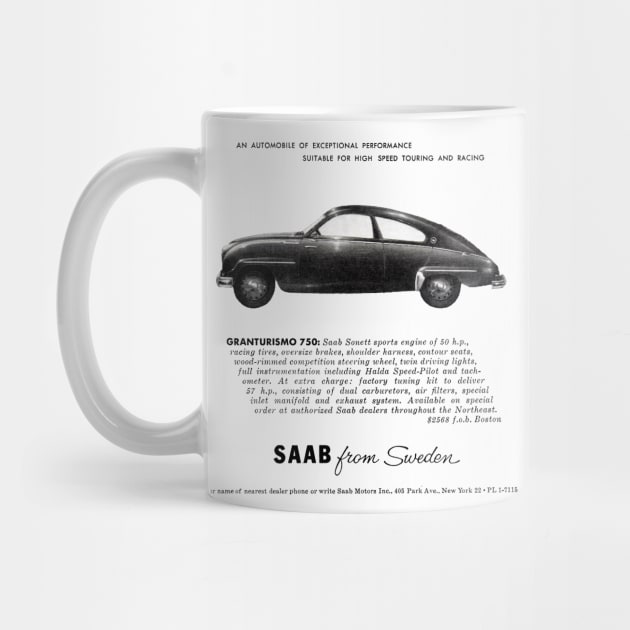 SAAB 96 - advert by Throwback Motors